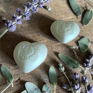 Savon Invité Coeur Parfum Olive