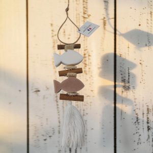 Tresse de savons artisanaux en forme de poisson parfum bergamote et monoï Fabriquée à Monteux