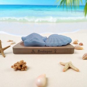 Porte Savon en Bambou Personnalisé "Bretagne"