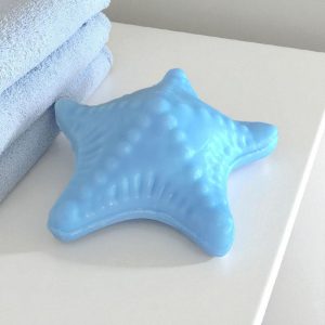 Savon en Forme d'Etoile de Mer Senteur Ecume couleur Bleue 40 gr