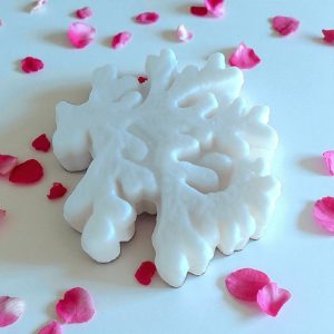 savon invité en forme de corail blanc parfum Méditerranée fabrication française