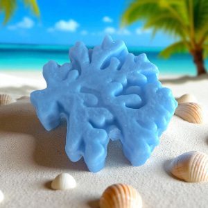 Savon en Forme de Corail Senteur Ecume couleur Bleue 40 gr