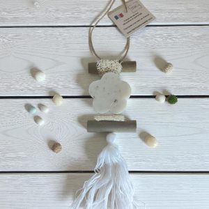 Tresse 1 Savon Fleur Lavande Fleur Blanche