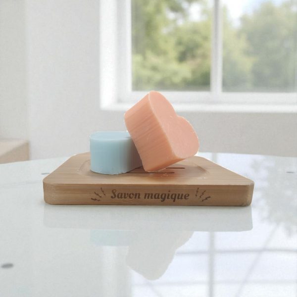 Porte Savon Personnalisé en Bambou "Savon Magique" – Image 5