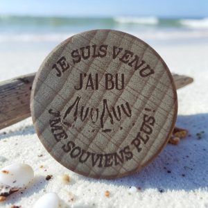 Bouchon de Bouteille Personnalisé "Je suis venu, j'ai bu, j'me souviens plus "
