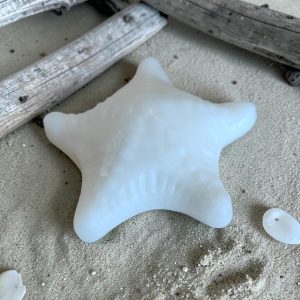 savon invité en forme d"étoile de mer parfum Méditérannée fabrication Française